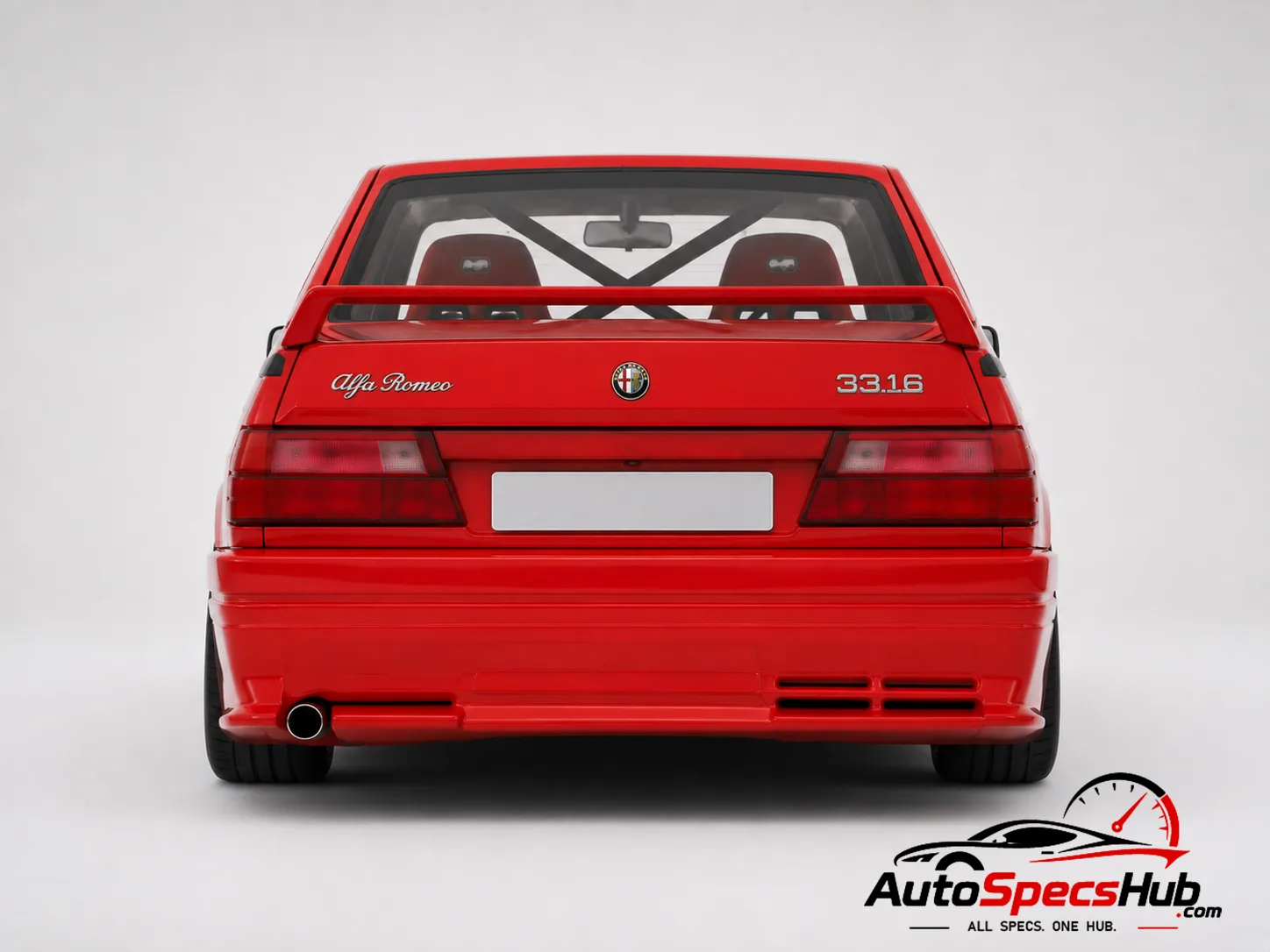 1992 Alfa Romeo 33 S16V QV rear view