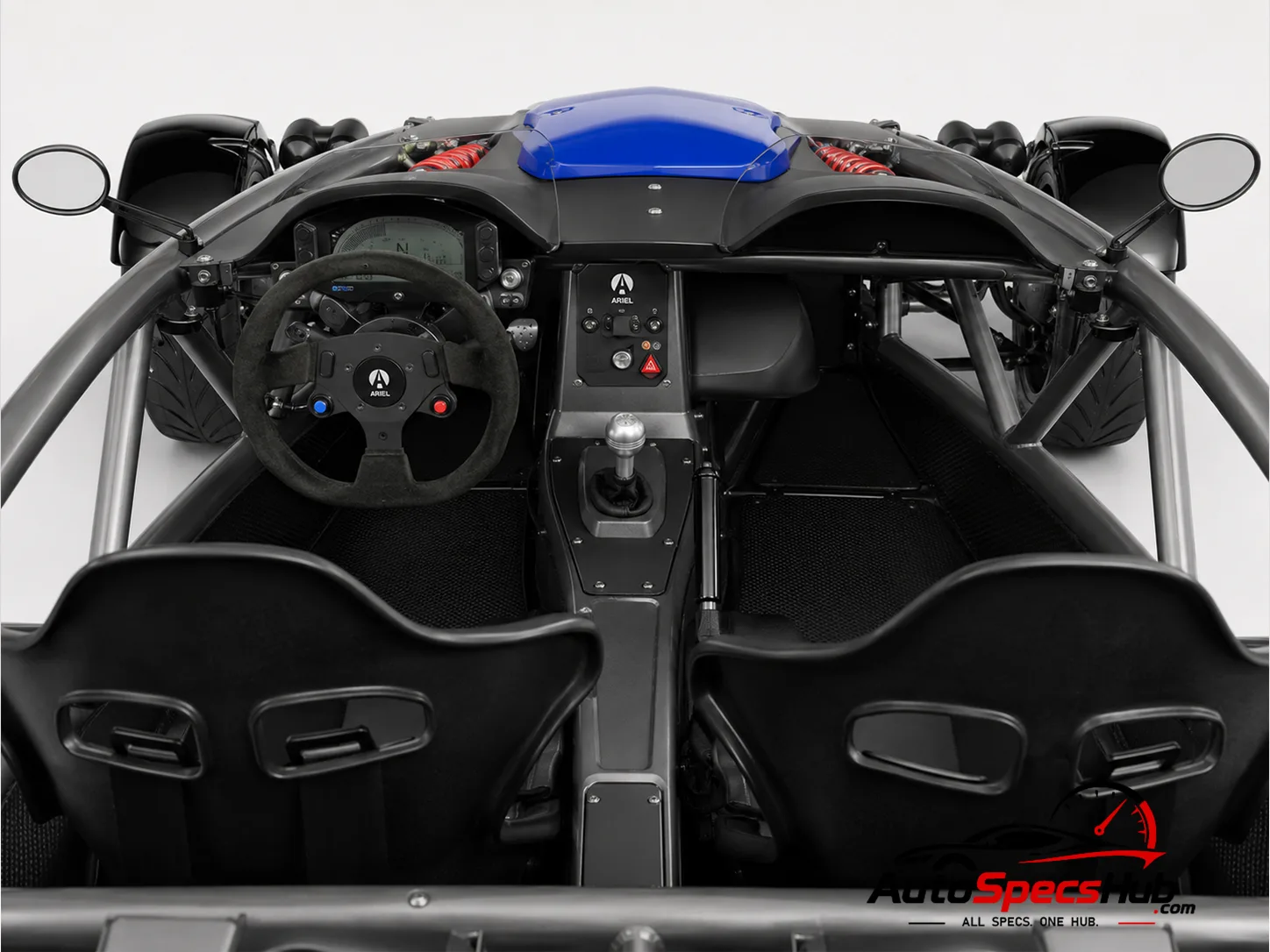 2019 Ariel Atom 4 interior dashboard and front cabin