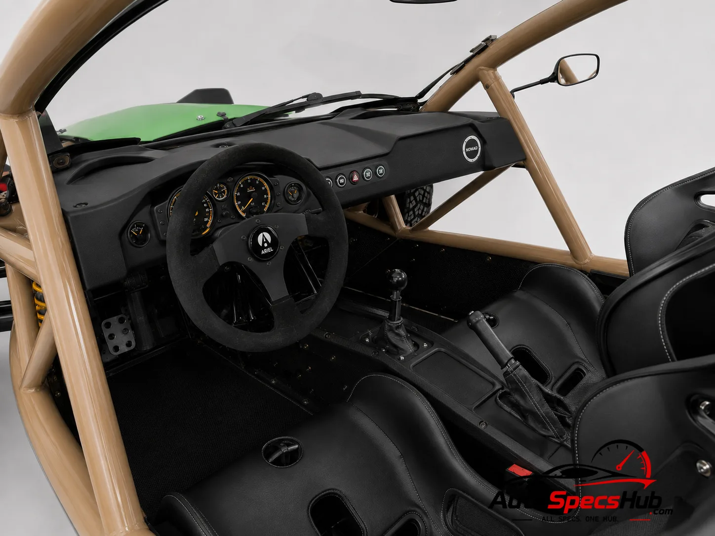 2015 Ariel Nomad interior dashboard and front cabin