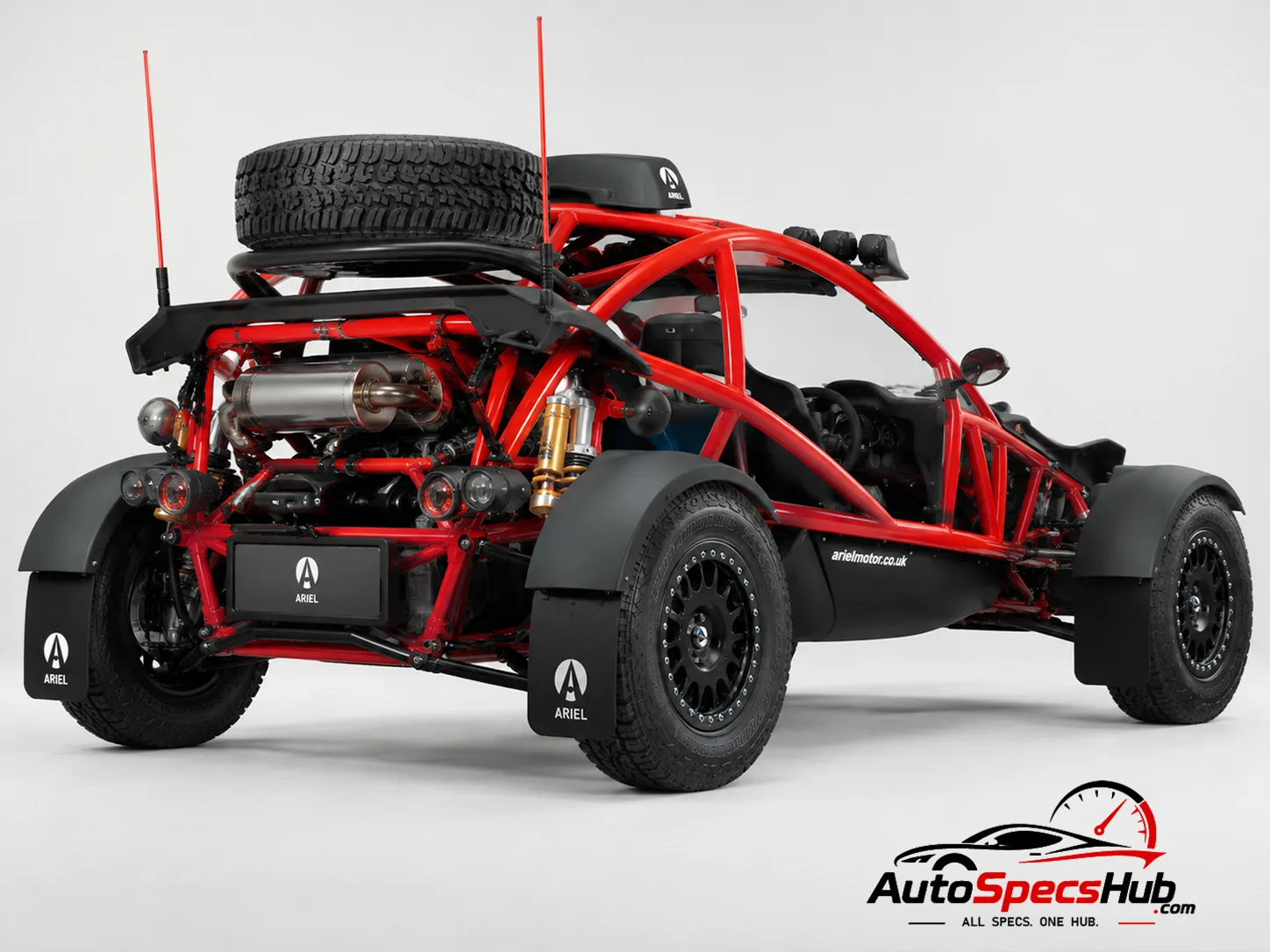 2025 Ariel Nomad 2 rear three-quarter view