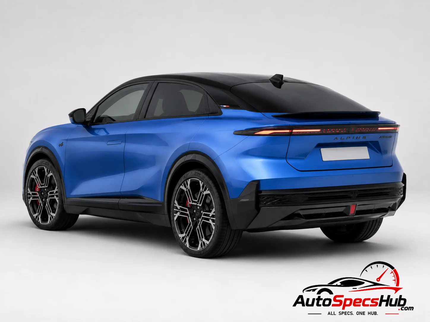2026 Alpine A390 GT rear three-quarter view