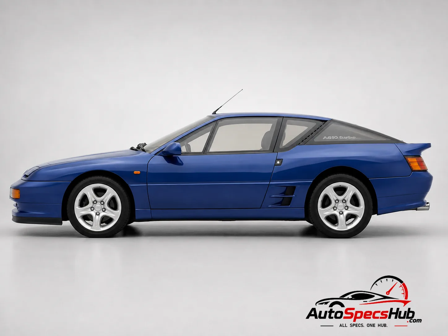 1991 Alpine A610 Turbo side profile