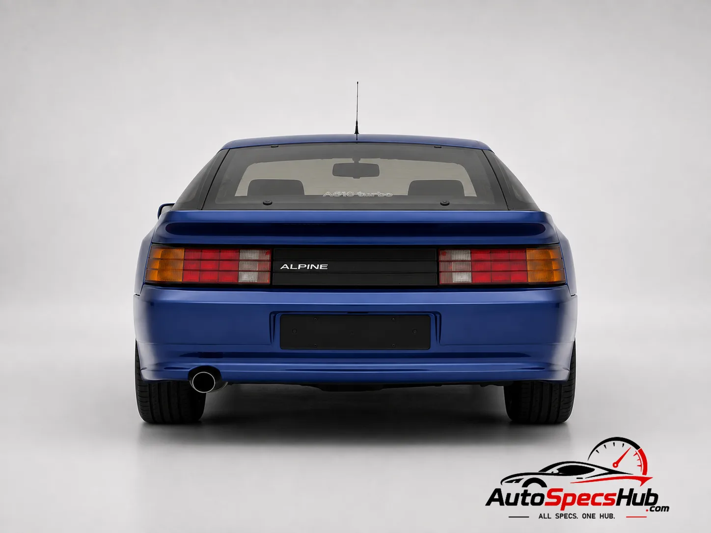 1991 Alpine A610 Turbo rear view