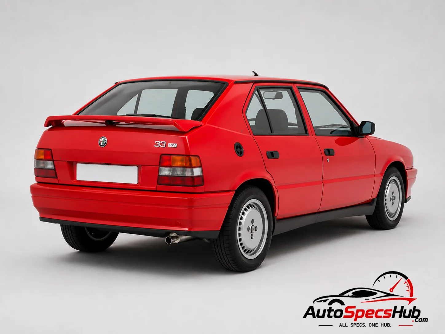 1990 Alfa Romeo 33 1.7 Boxer 16v rear three-quarter view