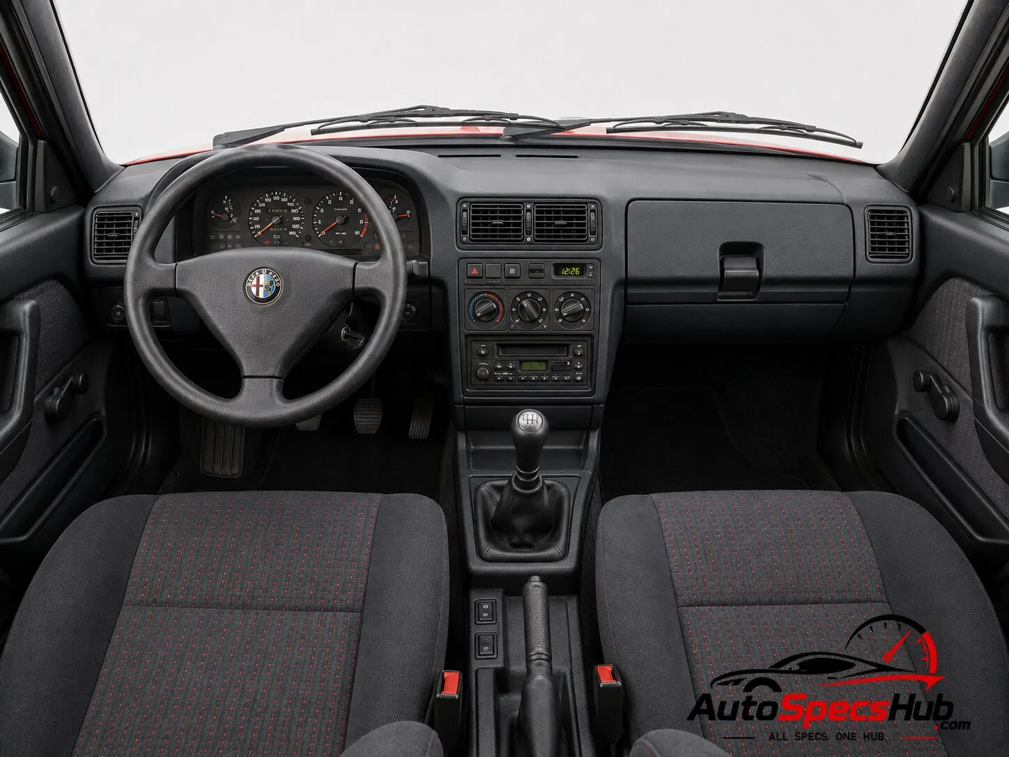 1990 Alfa Romeo 33 1.7 Boxer 16v interior dashboard and front cabin