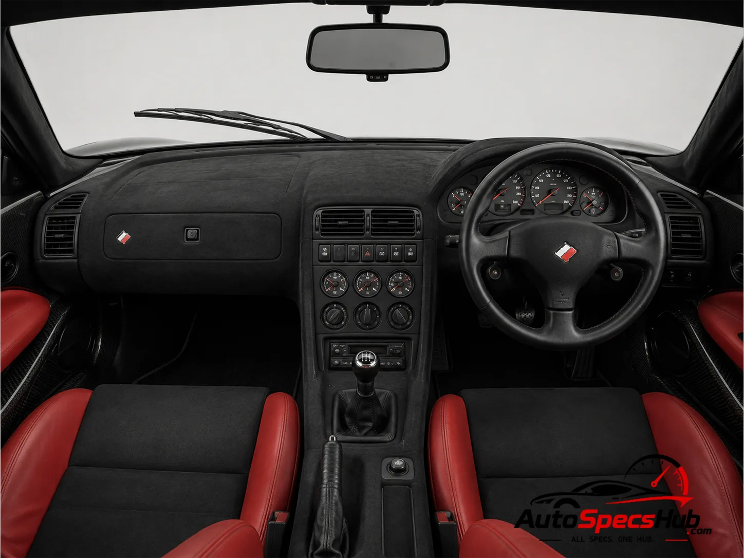1998 Ascari Ecosse interior dashboard and front cabin