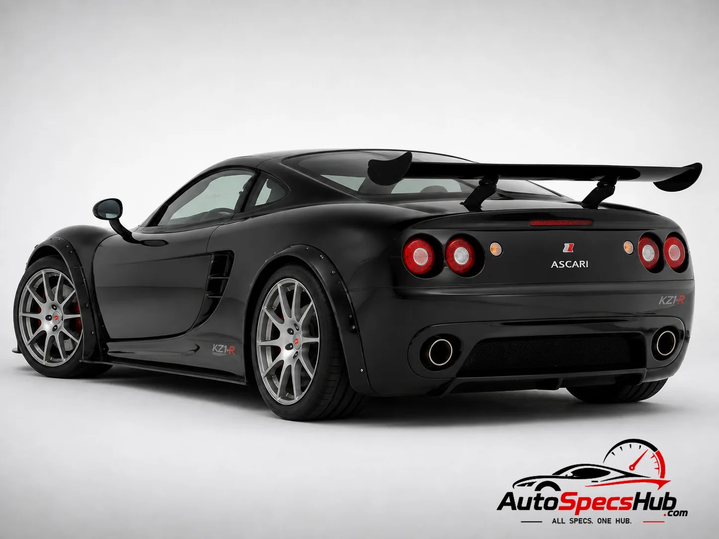 2008 Ascari KZ1-R rear three-quarter view