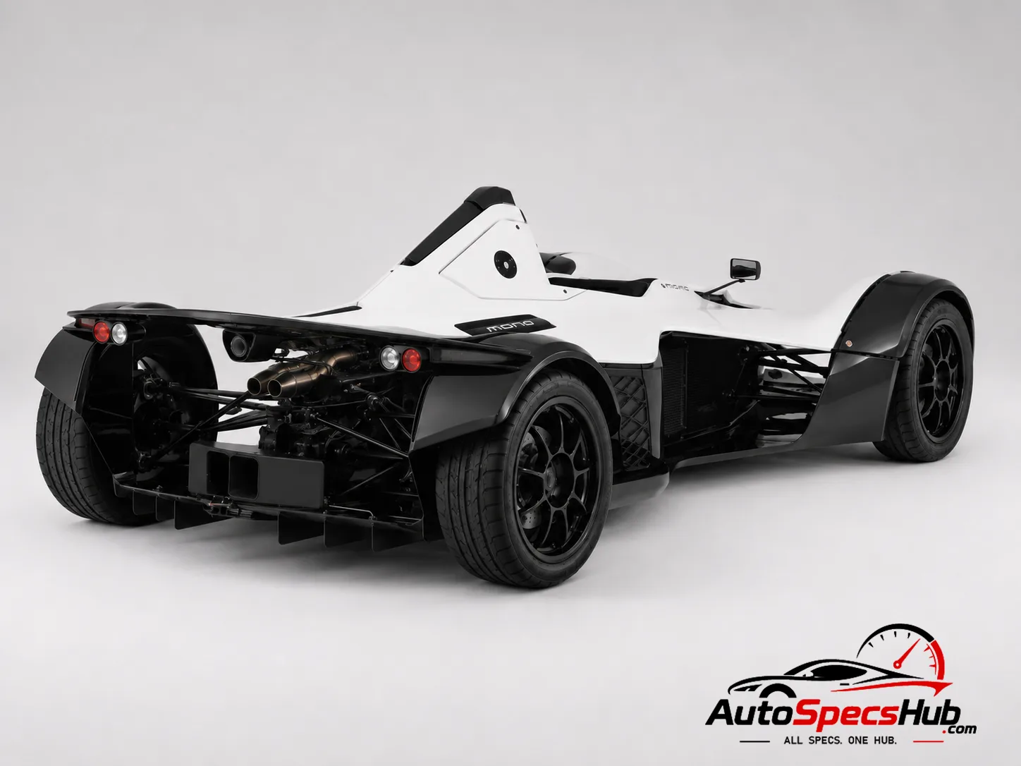 2011 BAC Mono 2.3 rear three-quarter view