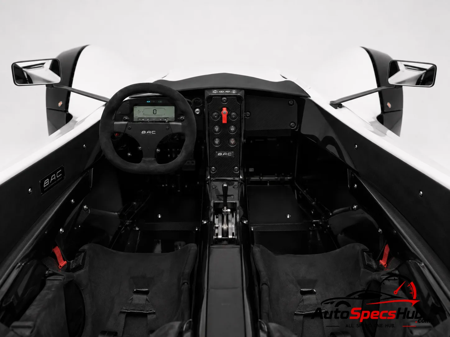 2011 BAC Mono 2.3 interior cockpit and driver seat