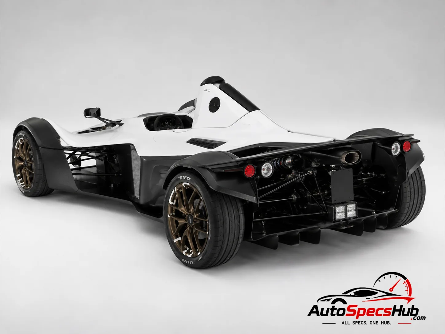 2020 BAC Mono R rear three-quarter view