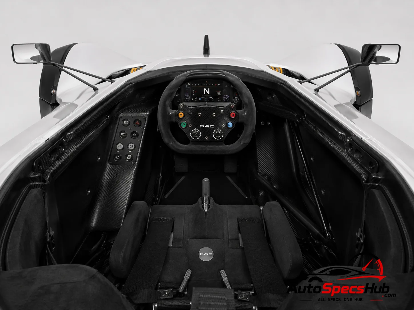 2020 BAC Mono R interior cockpit and driver seat