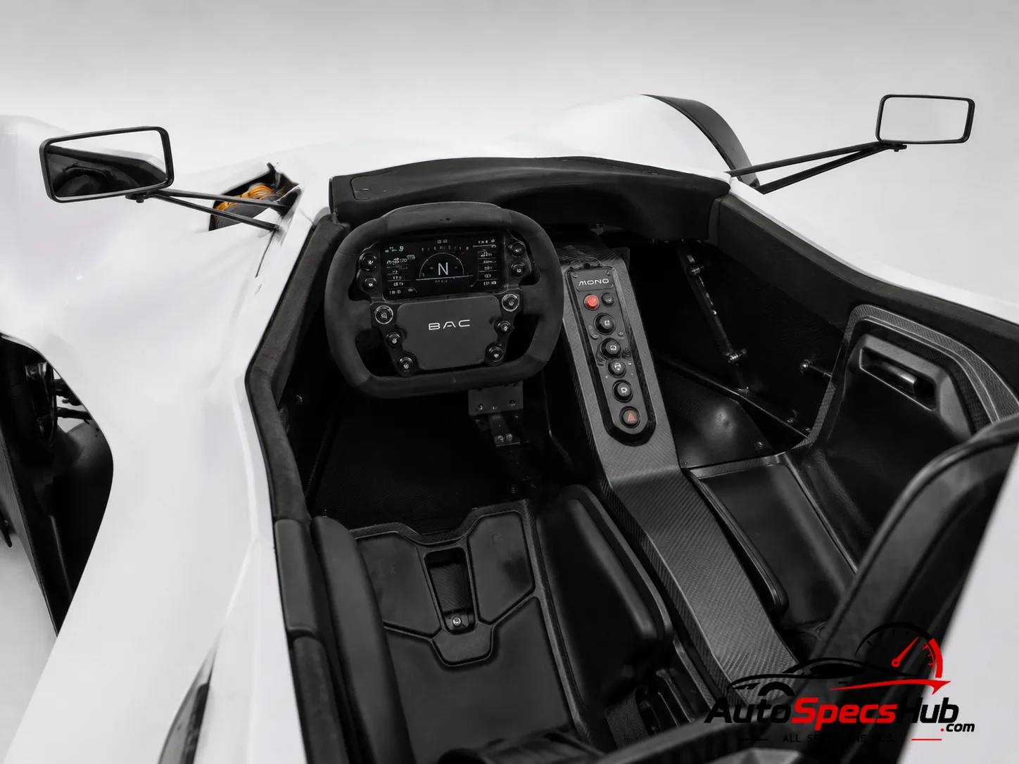 2021 BAC Mono interior cockpit and driver seat