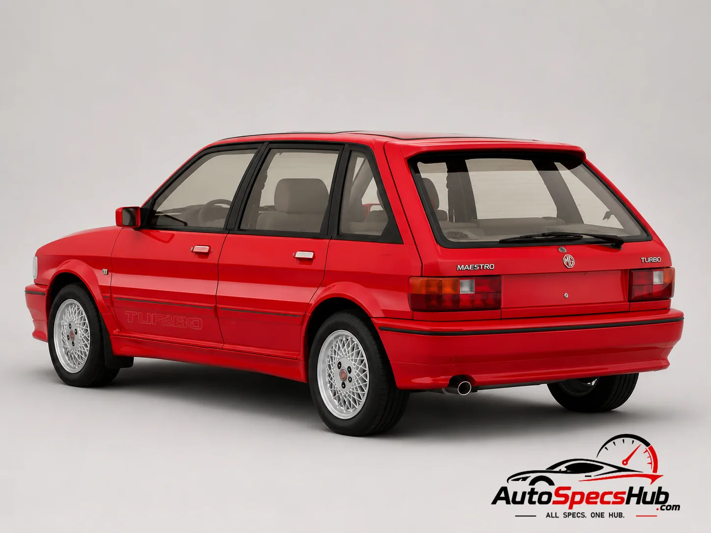 1989 Austin MG Maestro Turbo rear three-quarter view