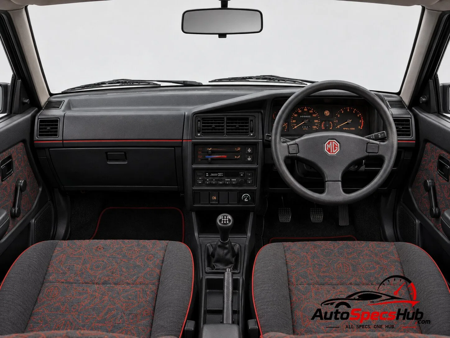 1984 Austin MG Maestro 2.0i EFi interior dashboard and front cabin