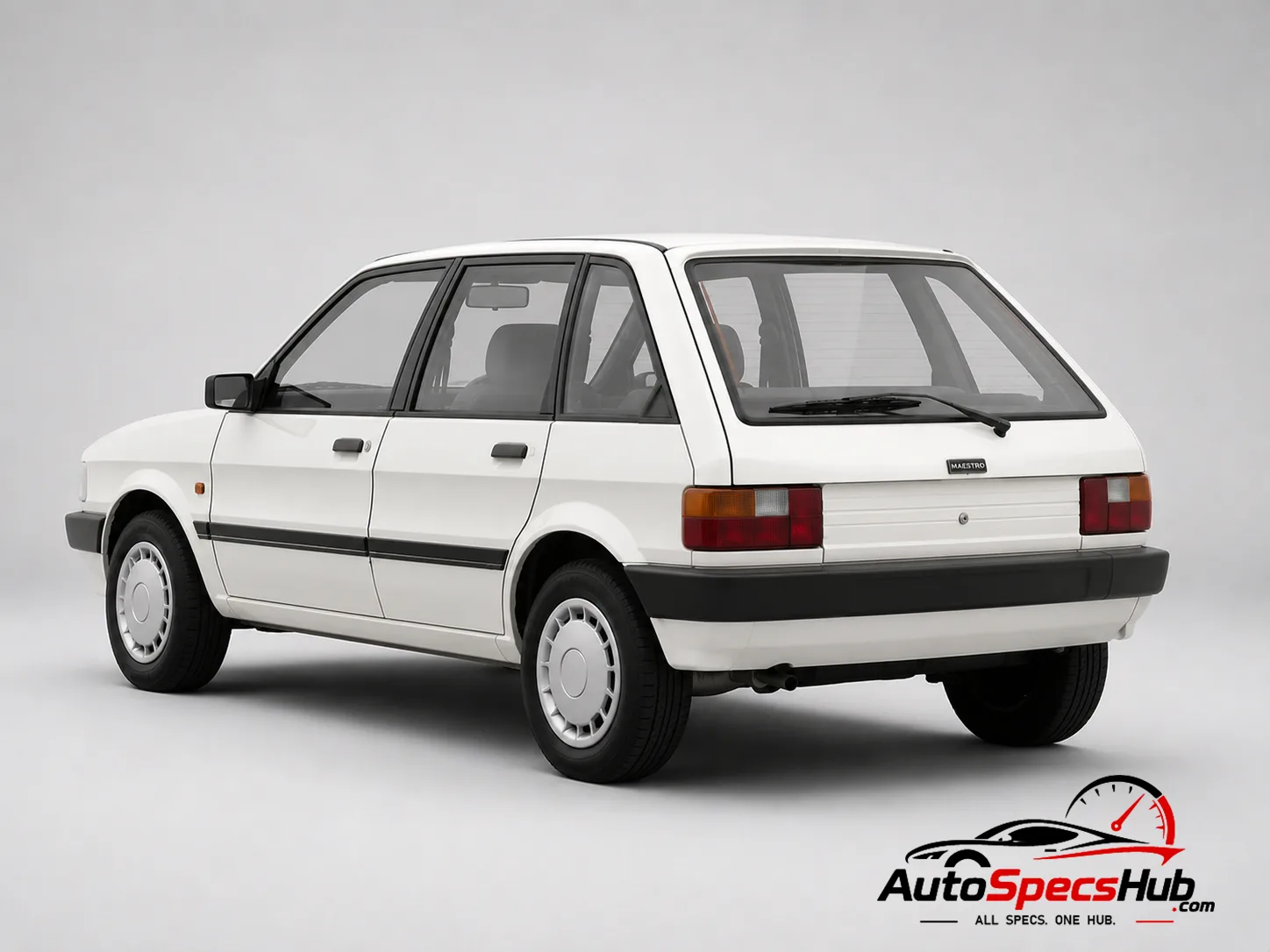 1991 Austin Maestro Clubman D DLX rear three-quarter view