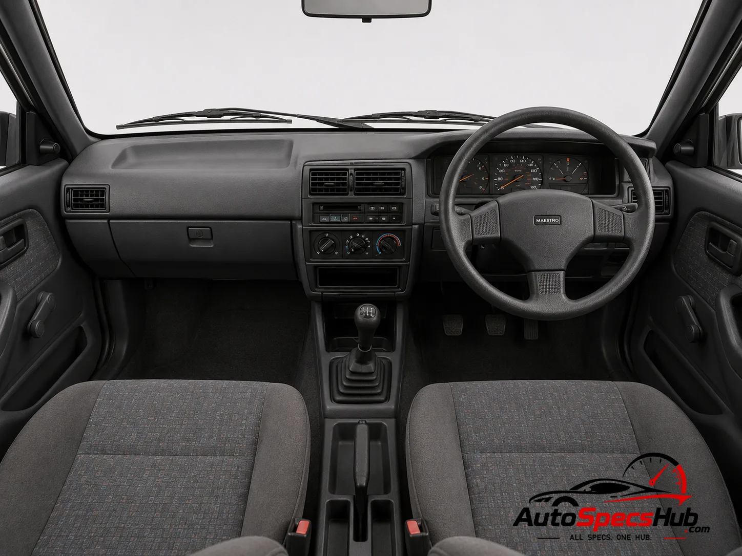 1991 Austin Maestro Clubman D DLX interior dashboard and front cabin