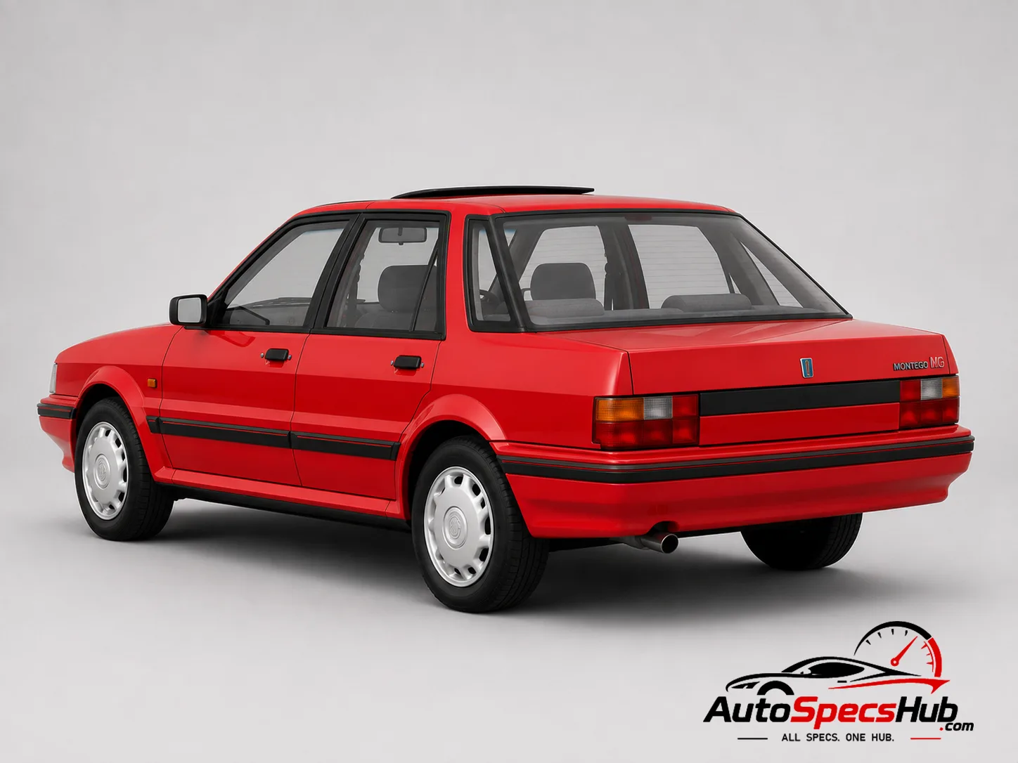 1991 Austin Montego MG 2.0i rear three-quarter view