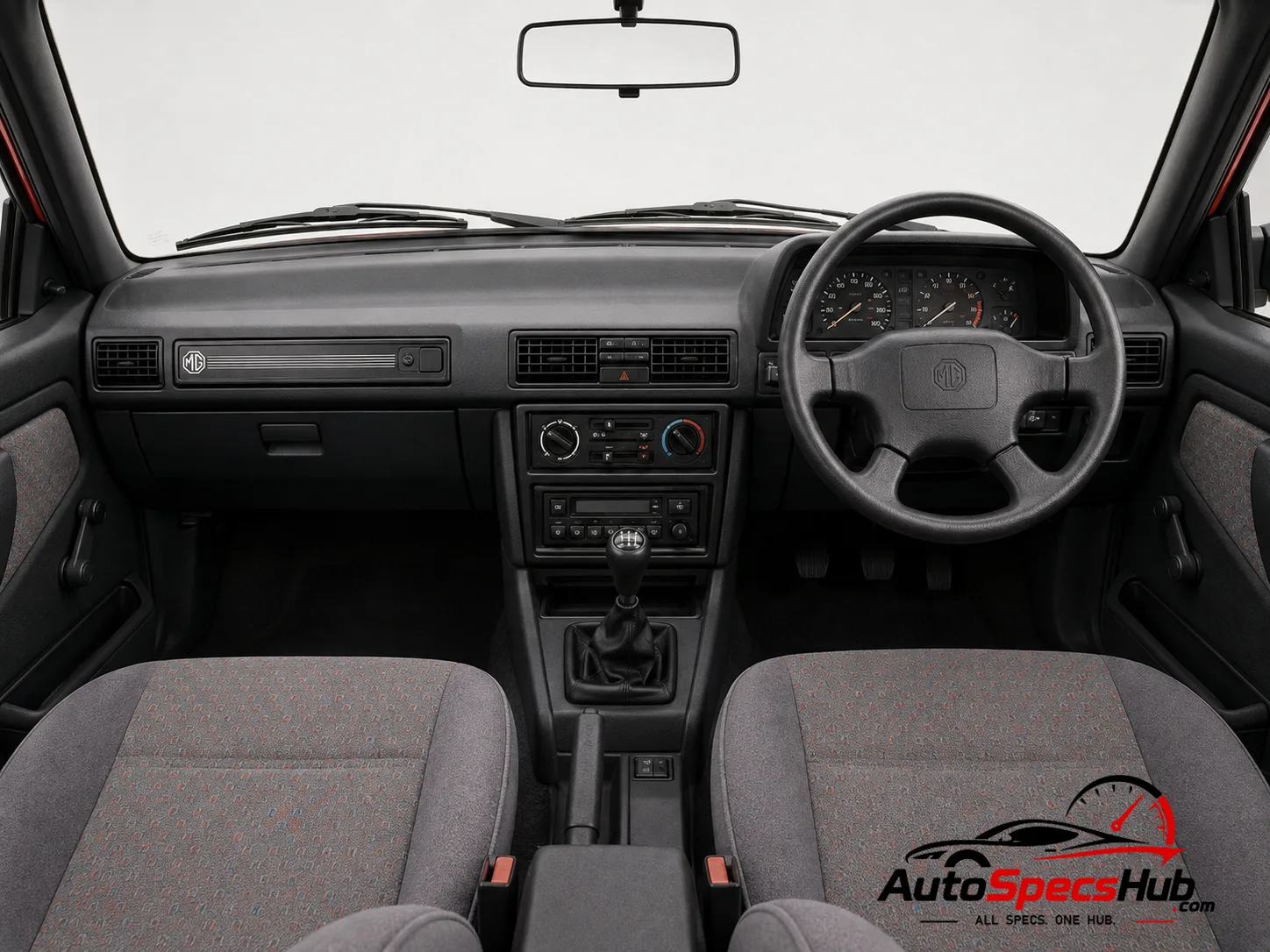 1991 Austin Montego MG 2.0i interior dashboard and front cabin