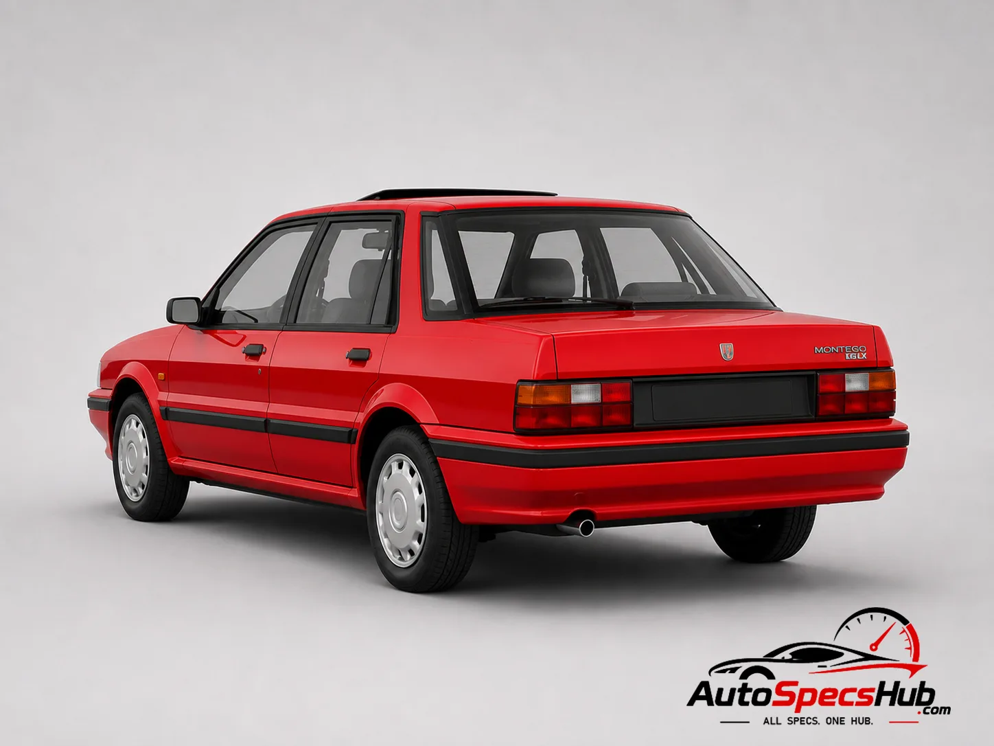 1991 Austin Montego 1.6 LX SLX rear three-quarter view