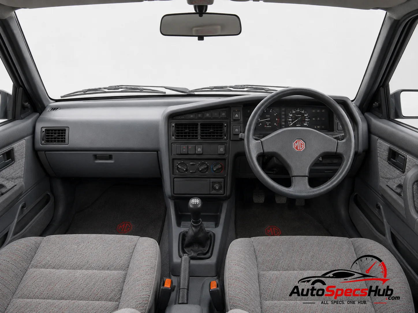 1991 Austin MG Montego Turbo interior dashboard and front cabin