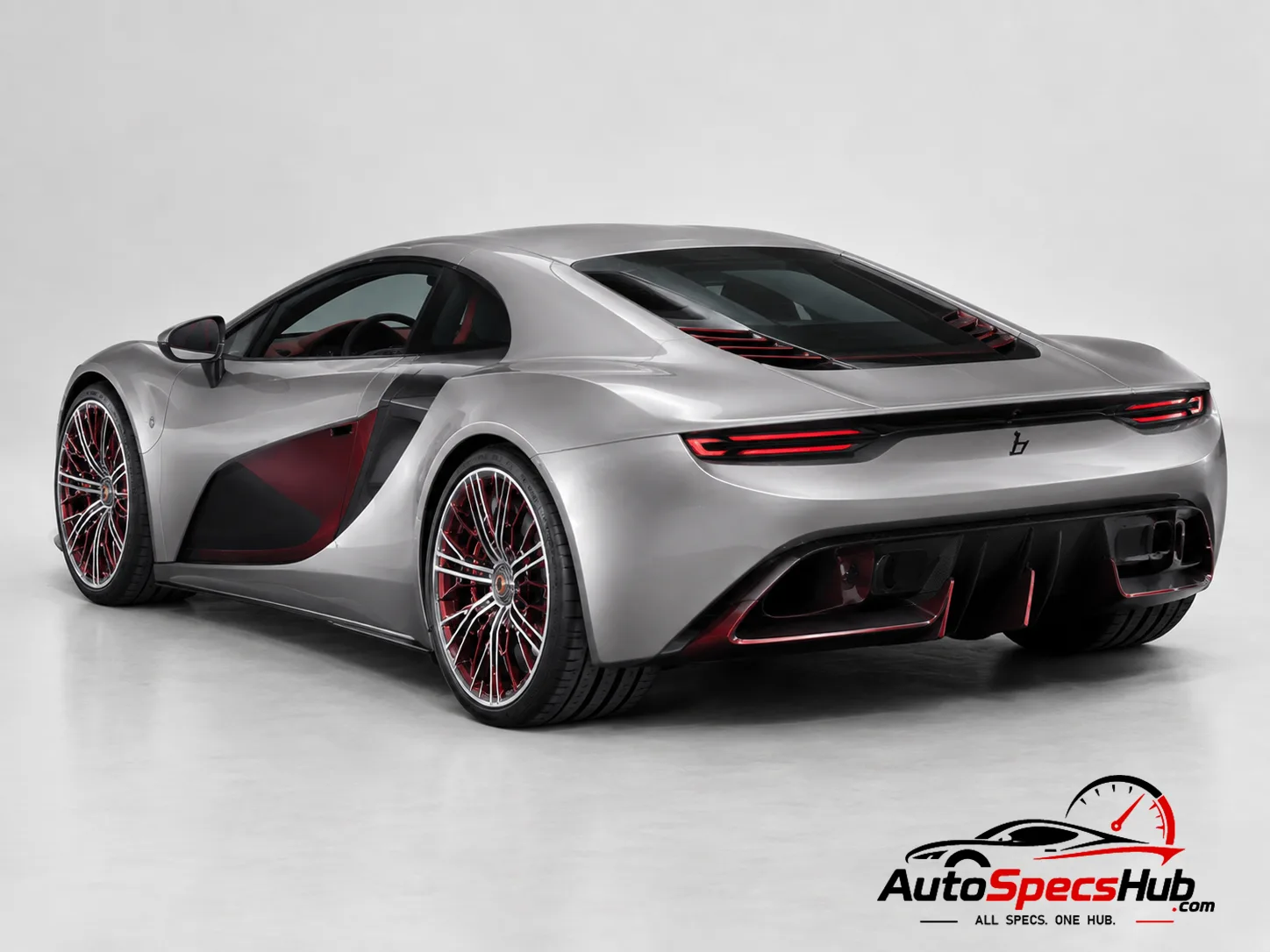 2025 Bertone GB110 rear three-quarter view