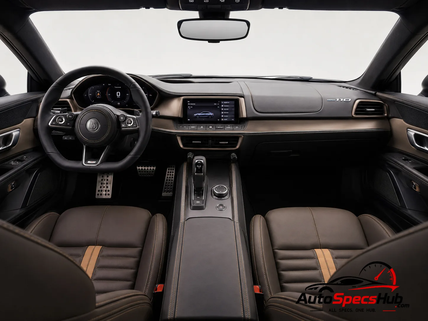 2025 Bertone GB110 interior dashboard and front cabin