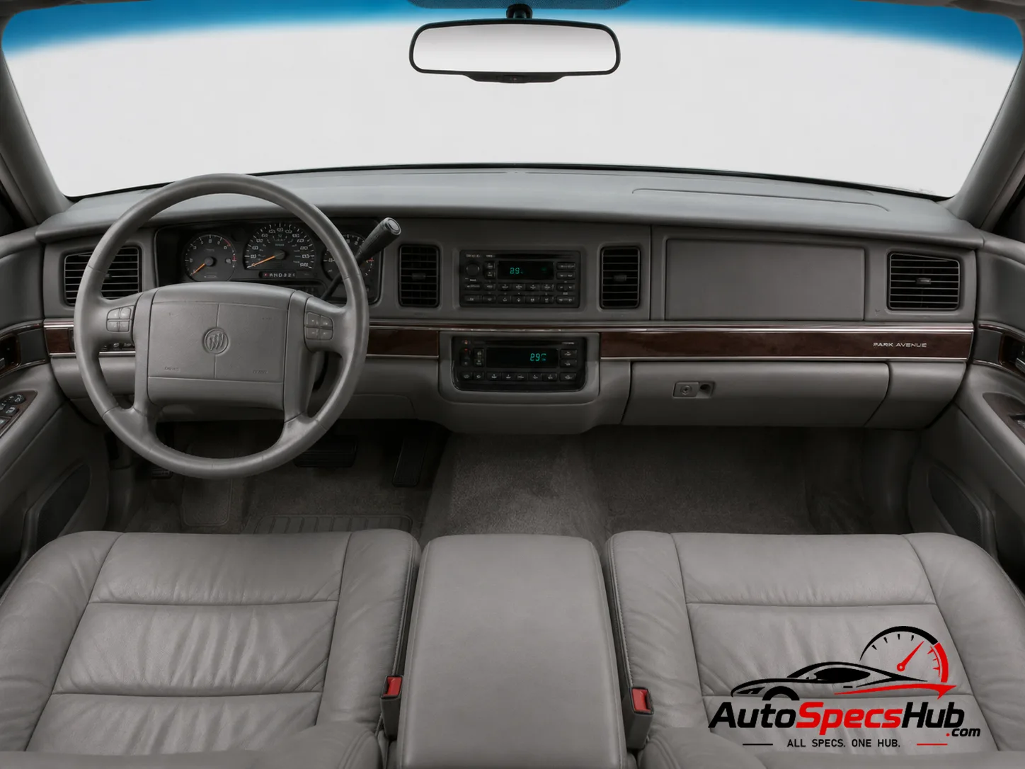 1991 Buick Park Avenue interior dashboard and front cabin