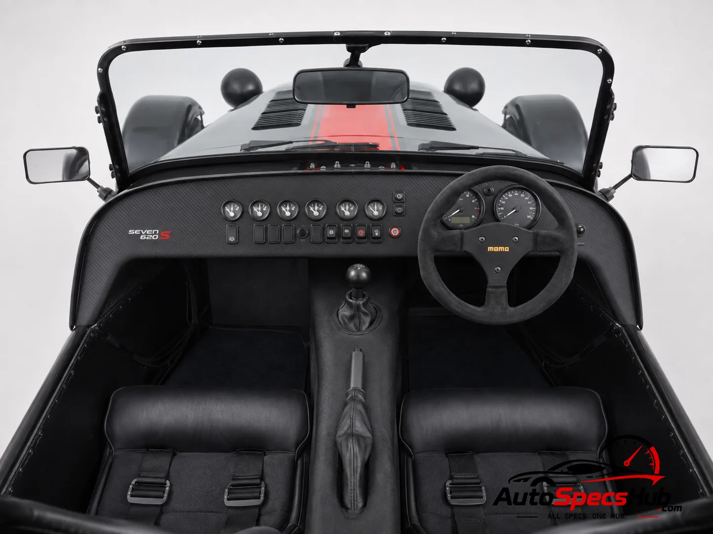 2016 Caterham Seven 620S interior cockpit and driver seat