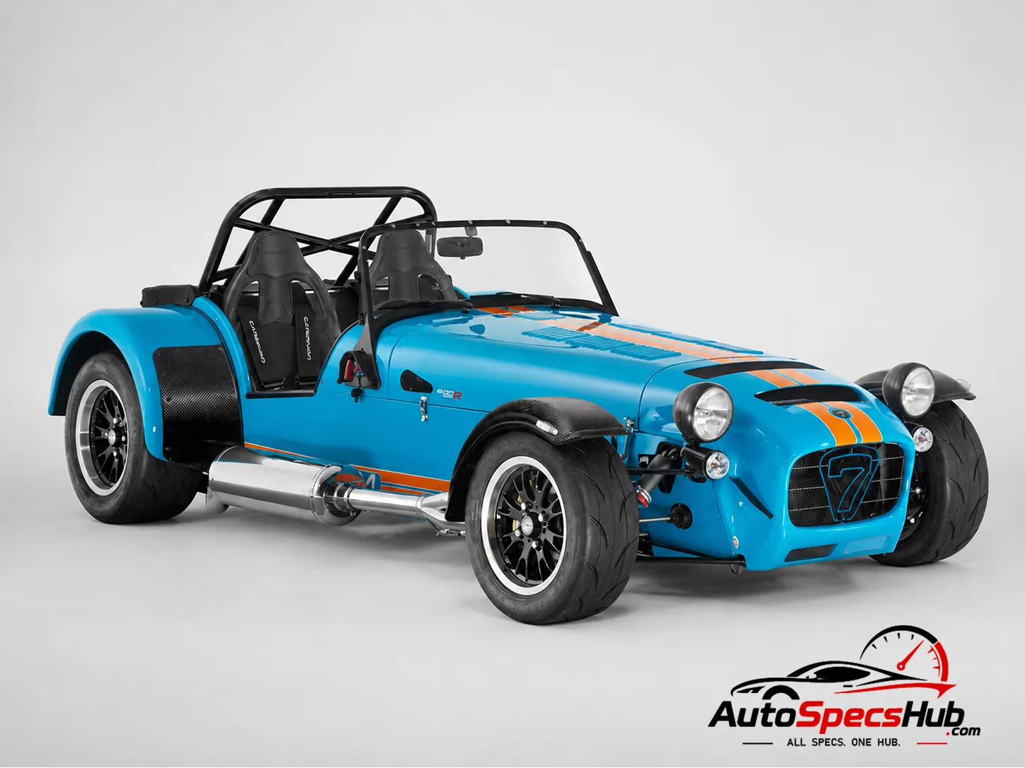 2014 Caterham Seven 620R front three-quarter view