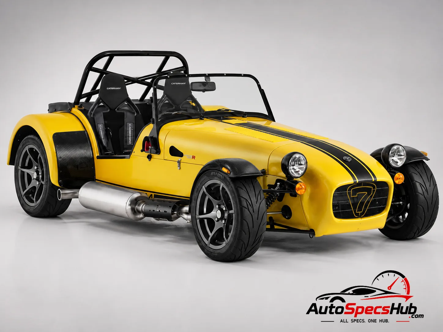 2015 Caterham Seven 420 front three-quarter view