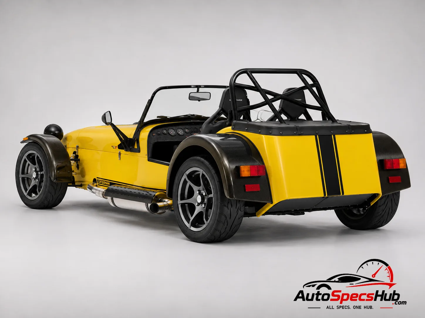 2015 Caterham Seven 420 rear three-quarter view