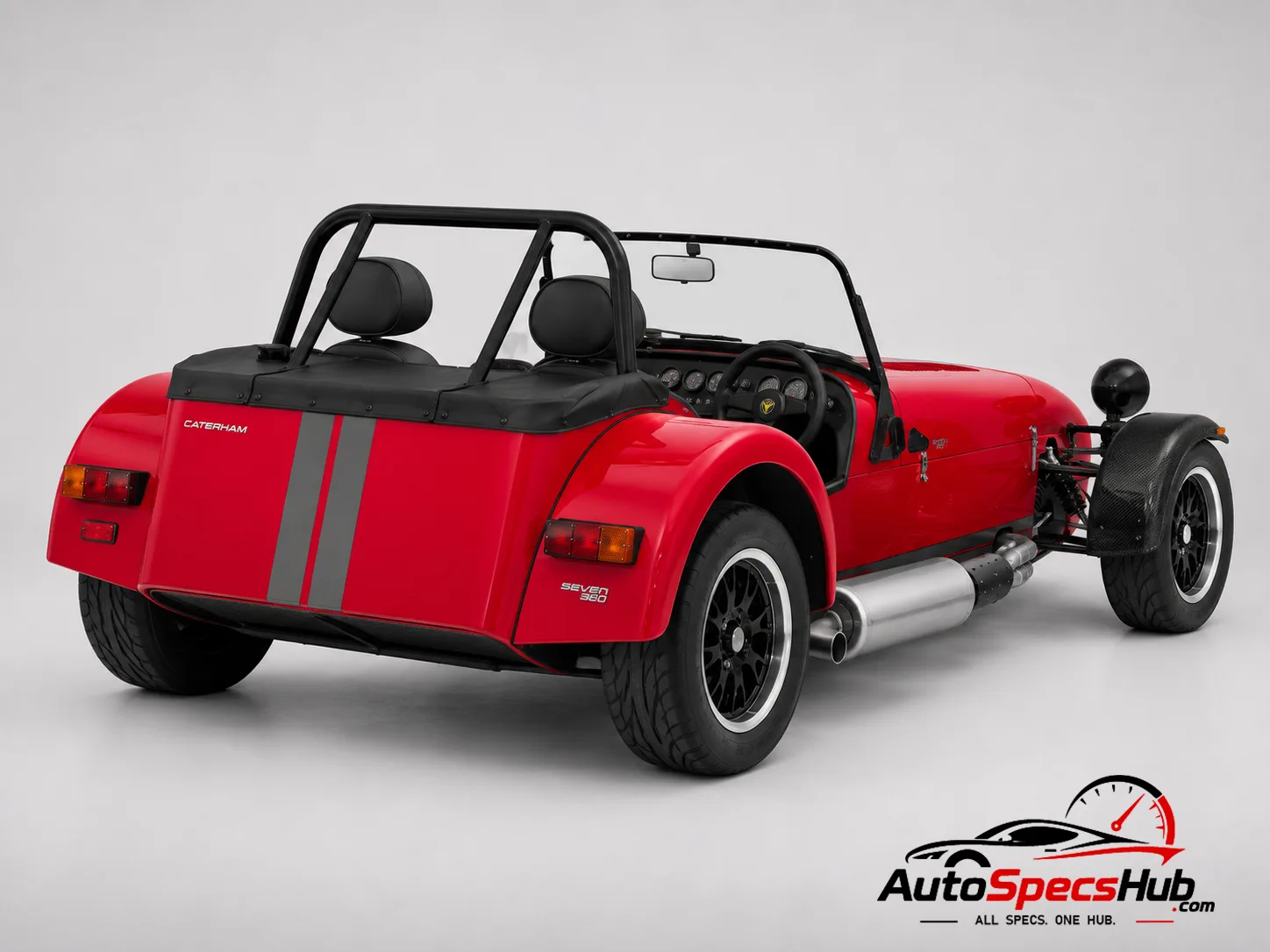 2015 Caterham Seven 360 rear three-quarter view