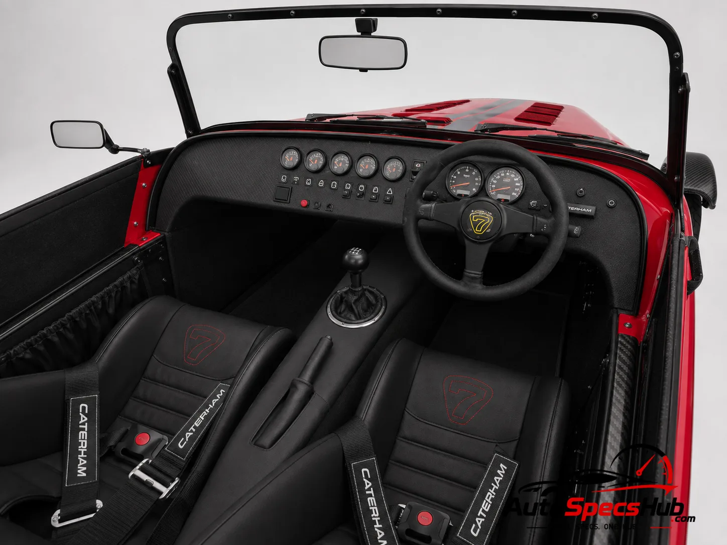 2015 Caterham Seven 360 interior cockpit and driver seat