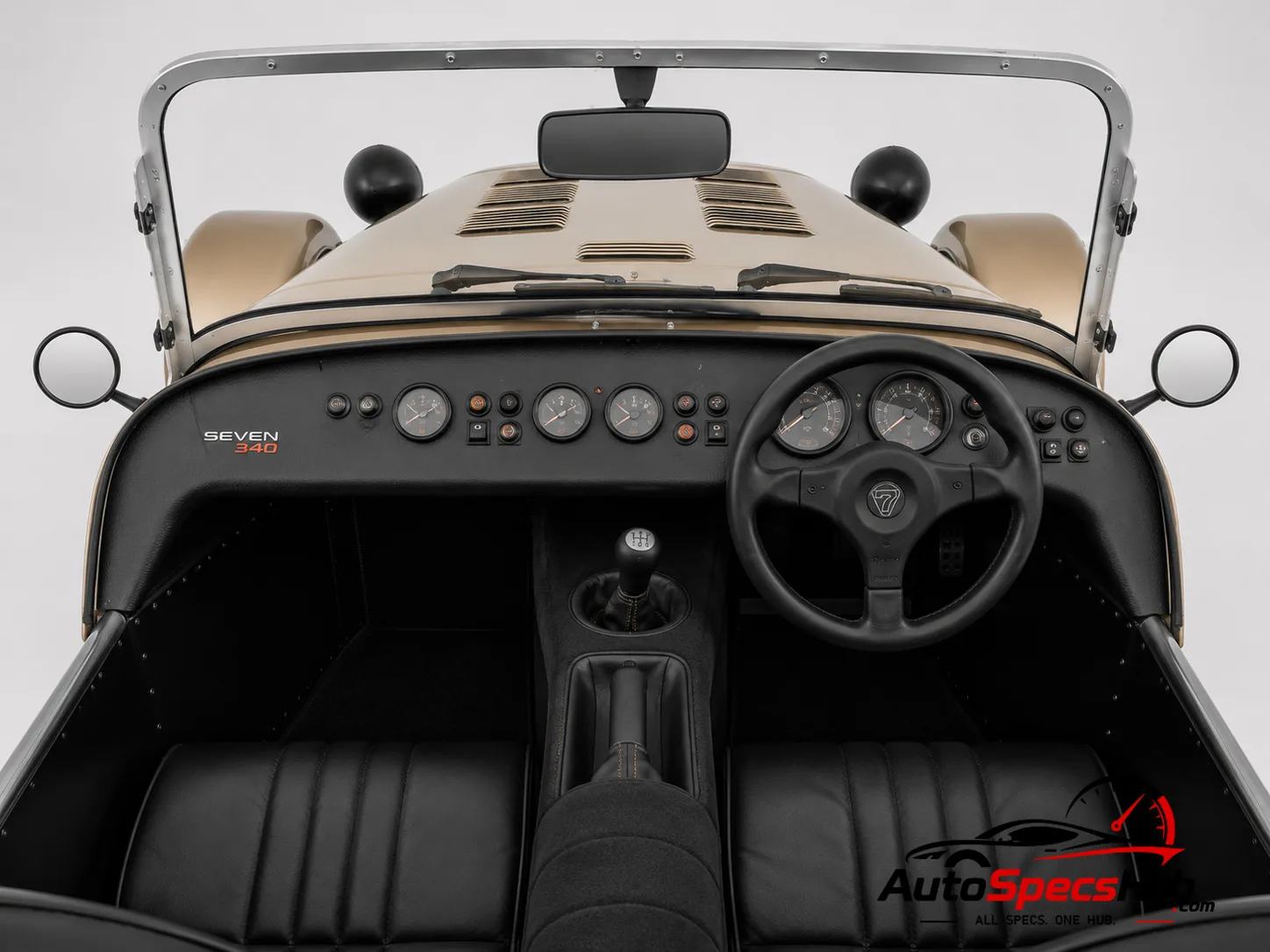 2022 Caterham Seven 340 interior cockpit and driver seat