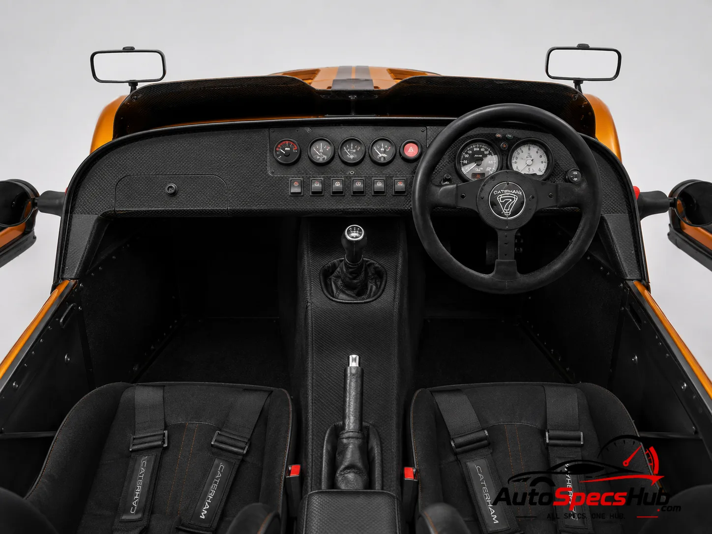 2021 Caterham Seven 170 interior cockpit and driver seat