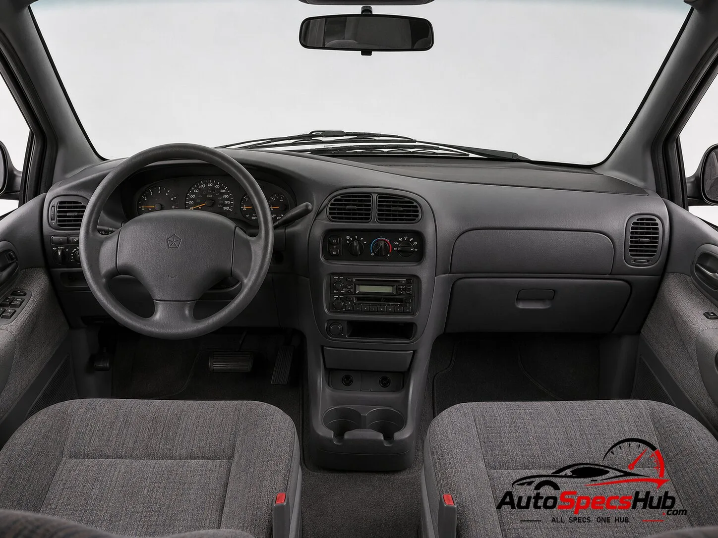 1991 Chrysler Voyager LE 3.3 LE AWD interior dashboard and front cabin