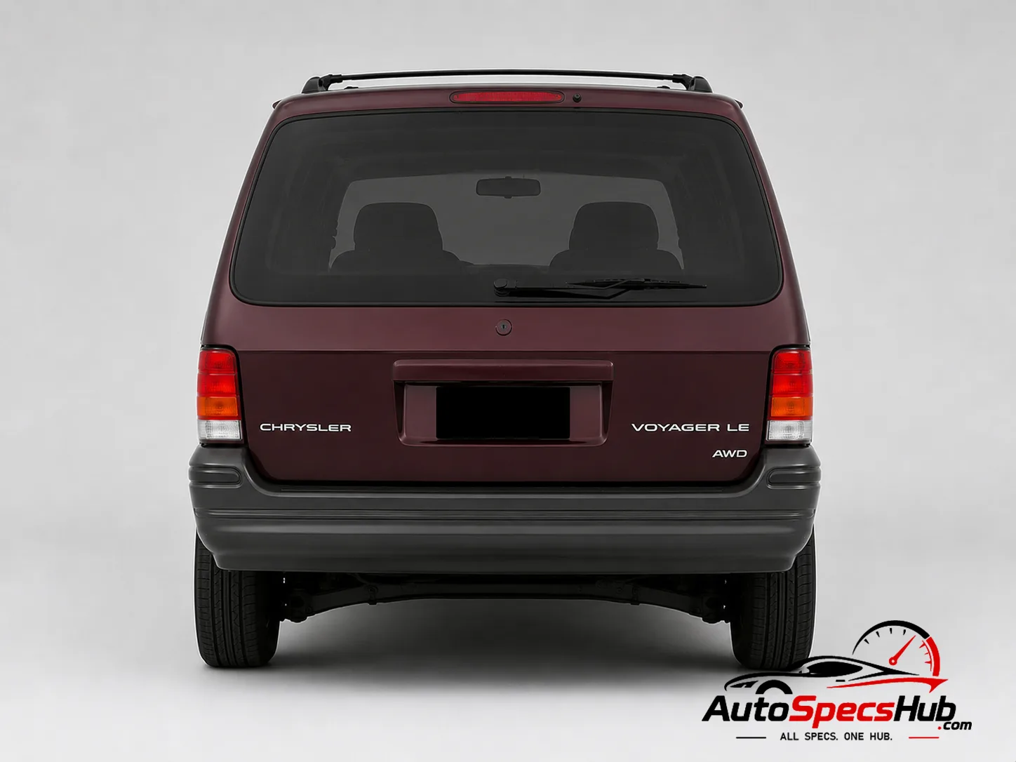 1991 Chrysler Voyager 3.0 AWD rear view