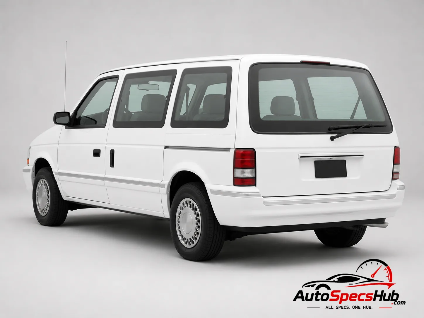 1992 Chrysler Voyager 2.5 TD SE rear three-quarter view
