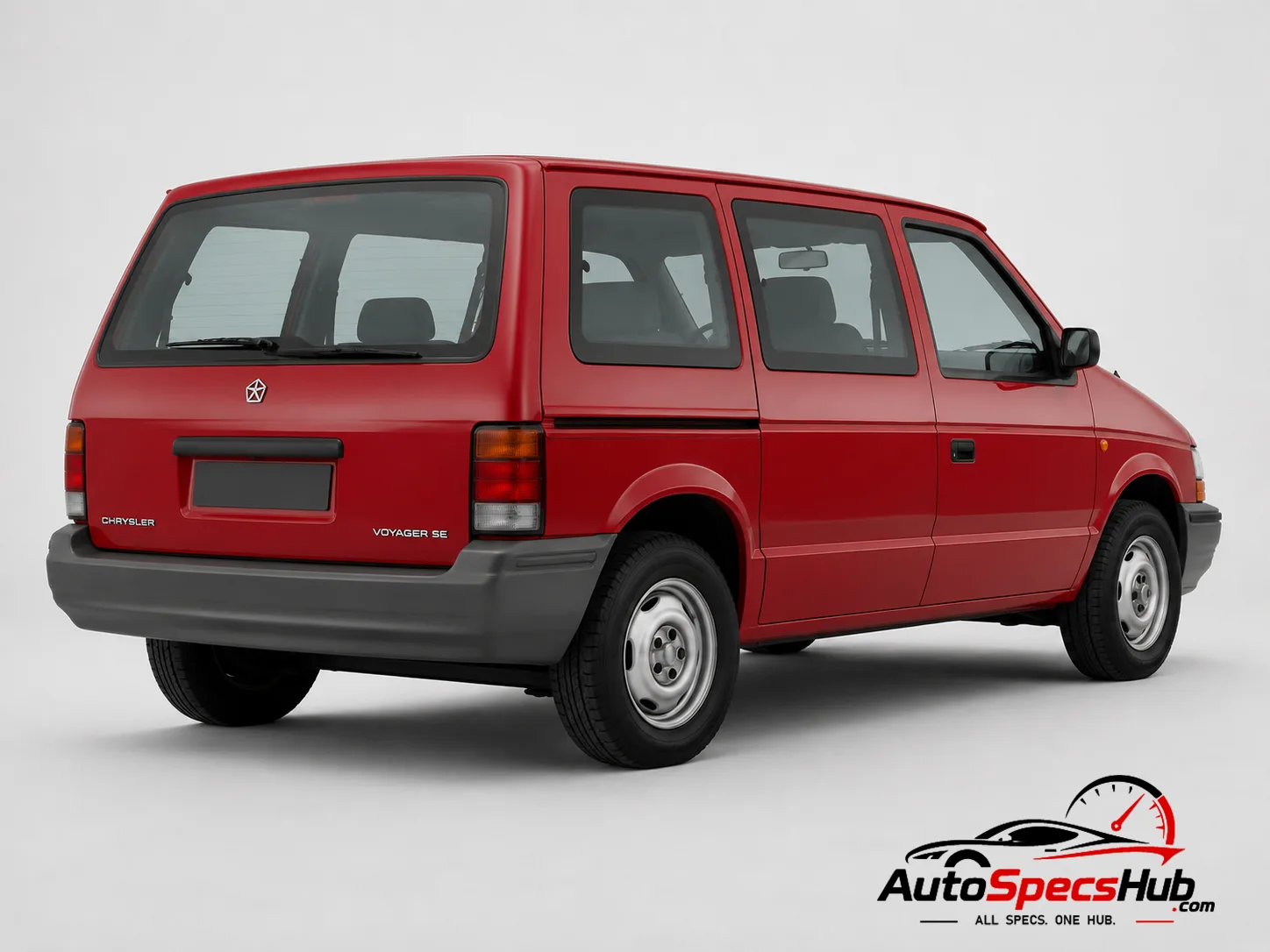 1994 Chrysler Voyager 2.5 TD SE rear three-quarter view