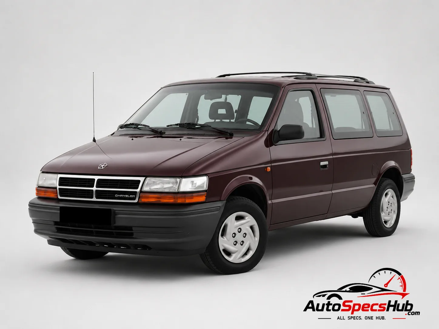 1991 Chrysler Voyager 2.5 AWD front three-quarter view
