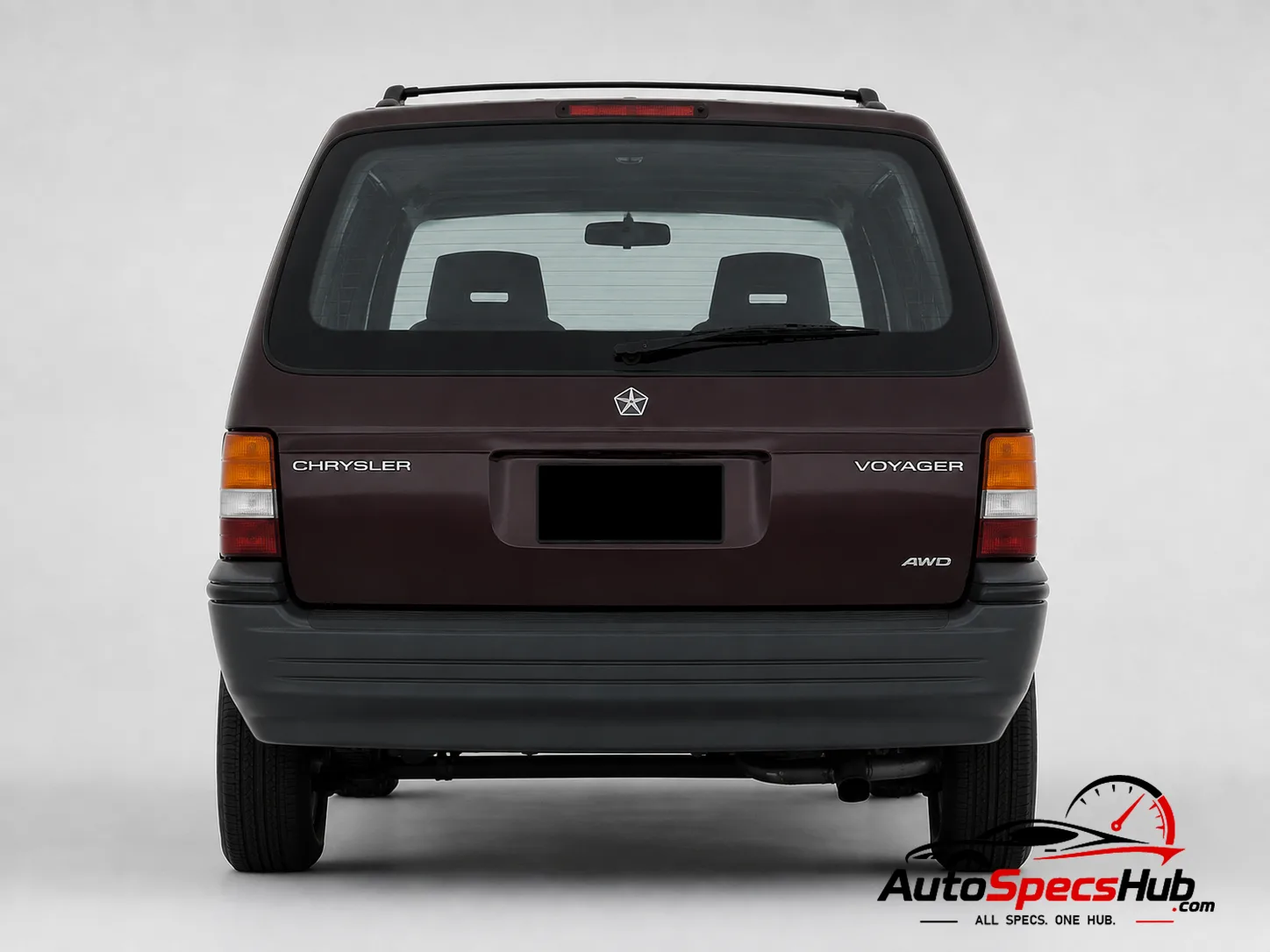 1991 Chrysler Voyager 2.5 AWD rear view