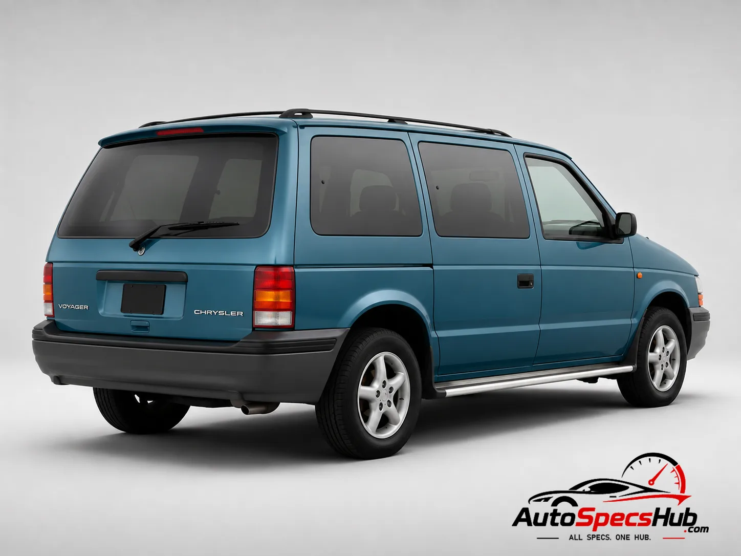 1993 Chrysler Voyager 2.5 S rear three-quarter view