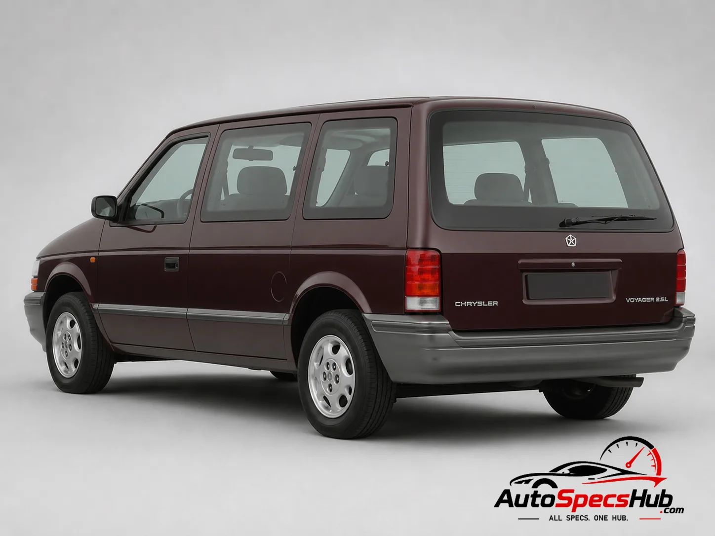 1994 Chrysler Voyager 2.5 S rear three-quarter view