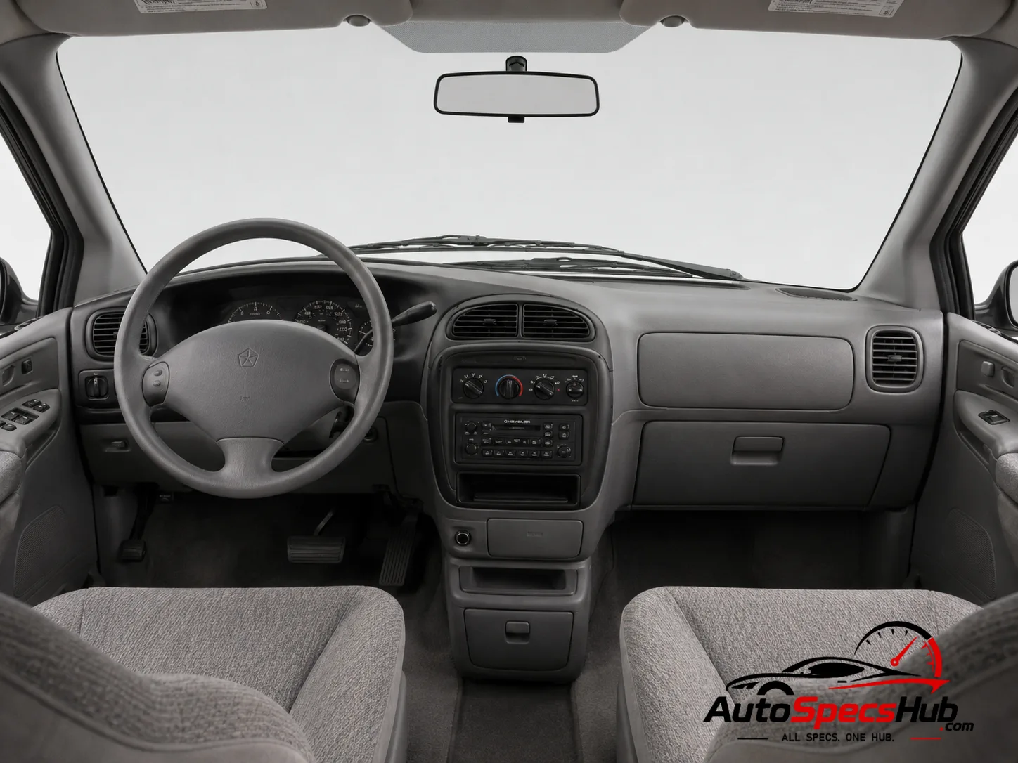 1994 Chrysler Grand Voyager 3.3 SE interior dashboard and front cabin