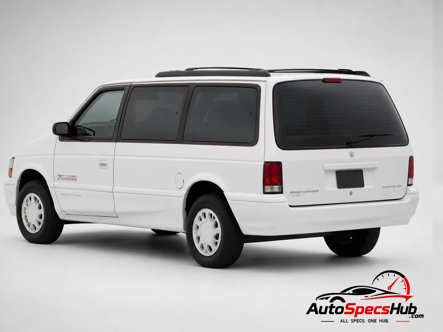 1994 Chrysler Grand Voyager LE AWD rear three-quarter view