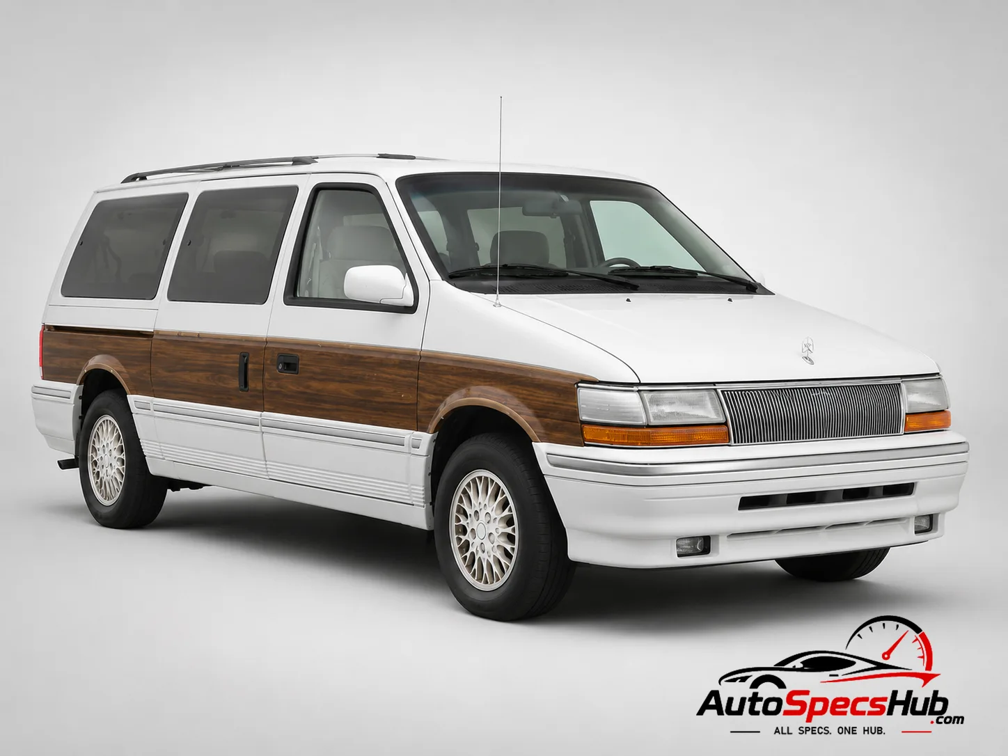 1991 Chrysler Grand Voyager 3.3 front three-quarter view