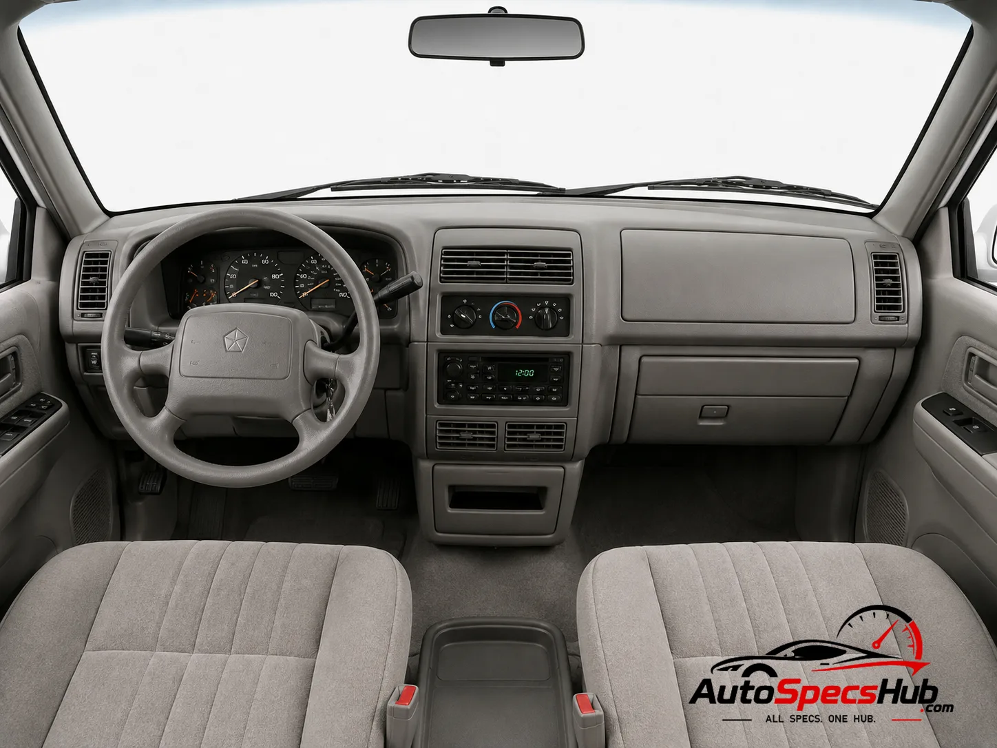 1991 Chrysler Grand Voyager 3.3 interior dashboard and front cabin