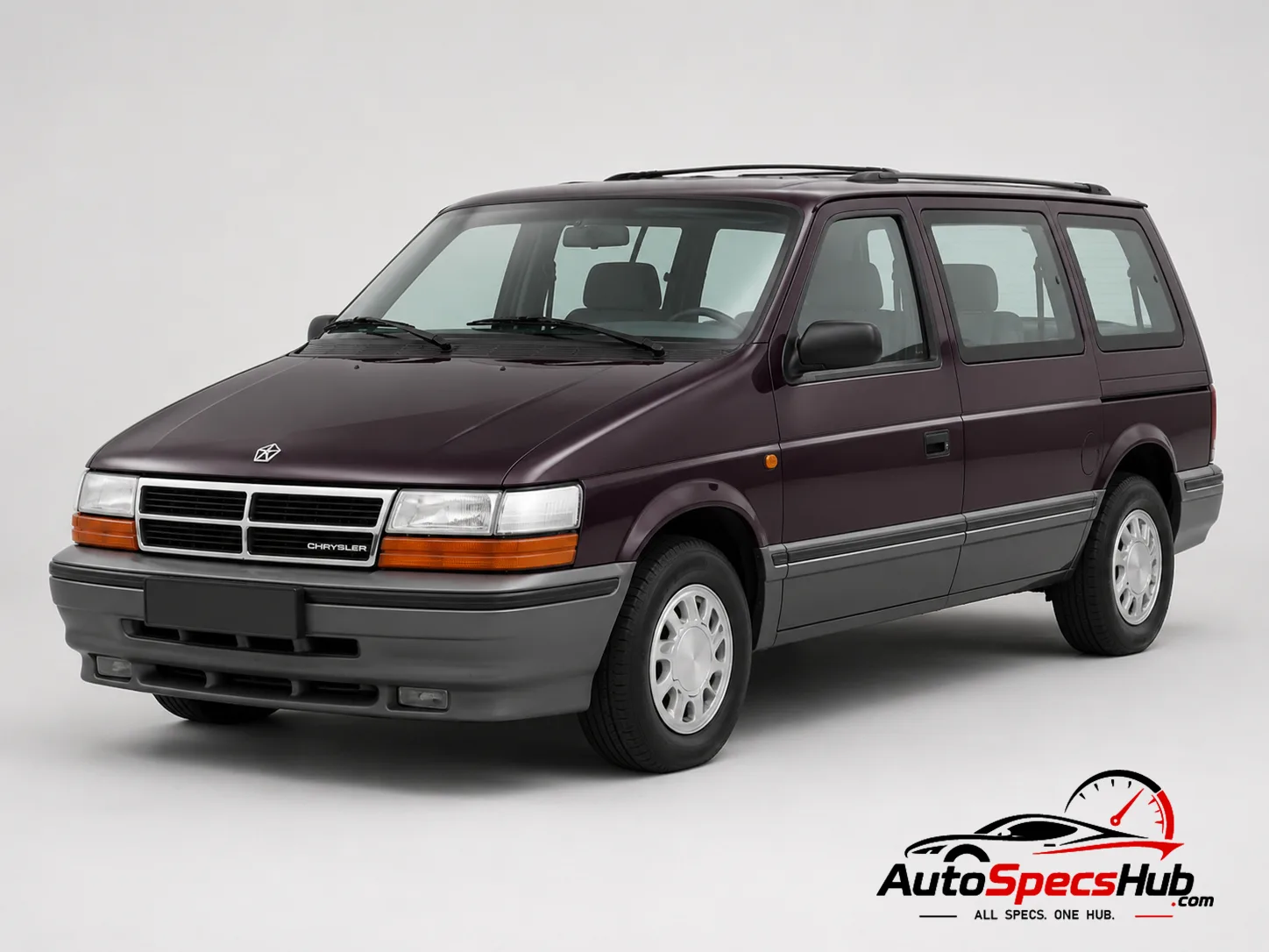 1992 Chrysler Grand Voyager 2.5 TD SE front three-quarter view