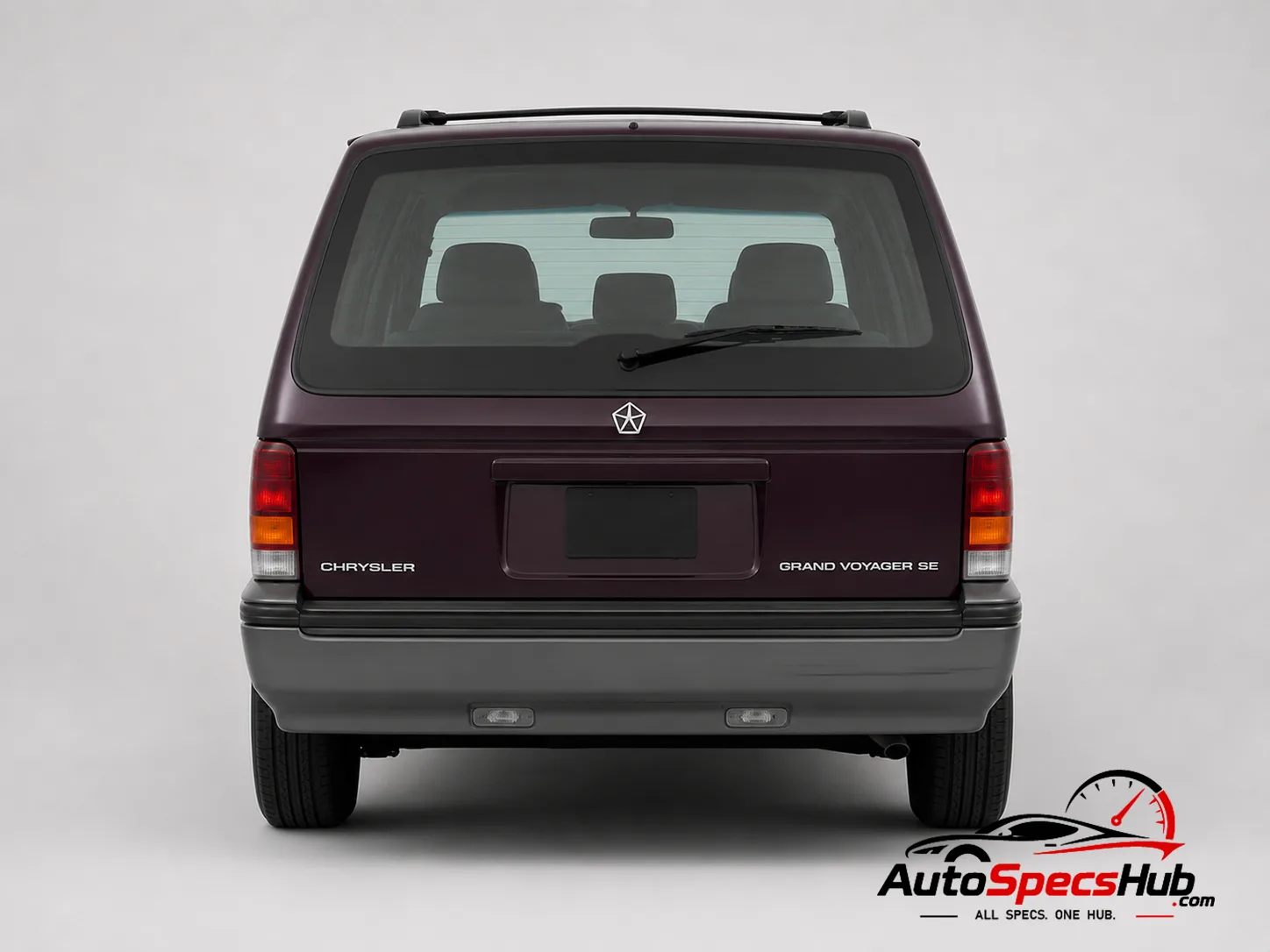 1992 Chrysler Grand Voyager 2.5 TD SE rear view