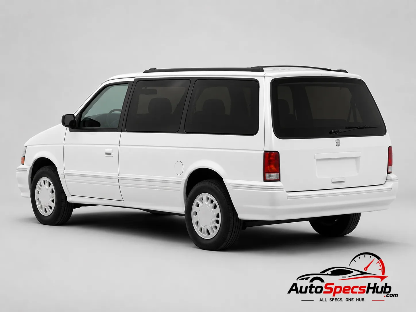 1994 Chrysler Grand Voyager 2.5 TD SE rear three-quarter view